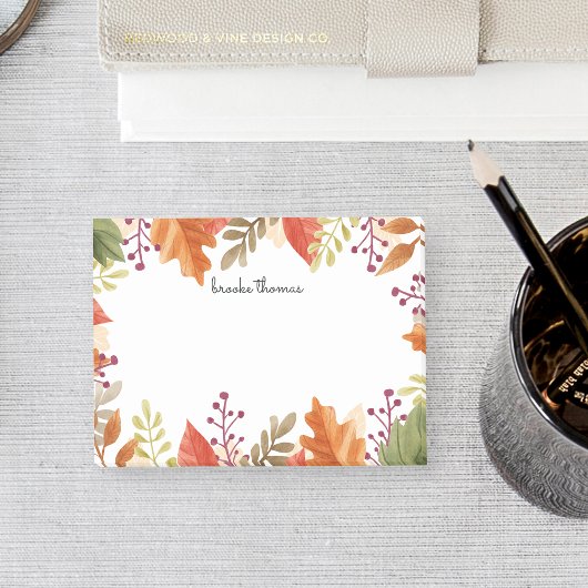 Autumn Foliage Personalized Post-it® Notes