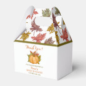 Autumn Foliage Pompoen Herfst Baby shower Bedankdoosjes (Voorkant Zijde)
