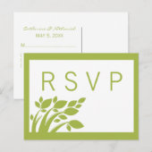 Autumn Foliage RSVP Briefkaart (Voorkant / Achterkant)