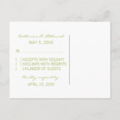 Autumn Foliage RSVP Briefkaart (Achterkant)