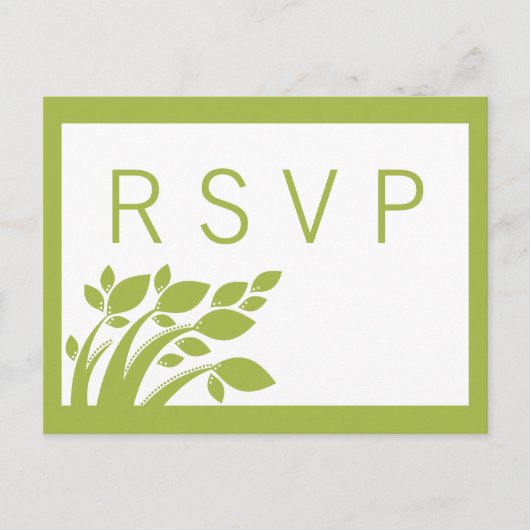 Autumn Foliage RSVP Briefkaart (Voorkant)