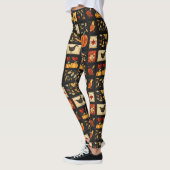 Autumn Folk Art Quilt patroon | Rustieke patchwork Leggings (Links)