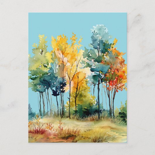 Autumn Forest Briefkaart (Voorkant)