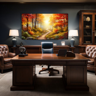 Autumn Forest Canvas Afdruk