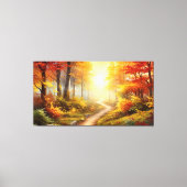 Autumn Forest Canvas Afdruk (Voorkant)