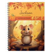 Autumn Forest Hamster Notitieboek (Voorkant)