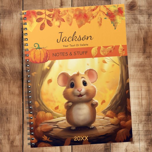Autumn Forest Hamster Notitieboek