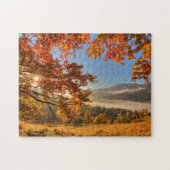 Autumn Forest in de bergen Legpuzzel (Horizontaal)