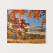 Autumn Forest in de bergen Wandkleed (Voorkant (horizontaal))