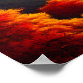 Autumn Forest in het Poster van de bergen (Hoek)