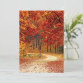 Autumn Forest Kaart (Staand voorkant)