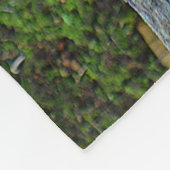 Autumn Forest Leaves Fleece Deken (Hoek)