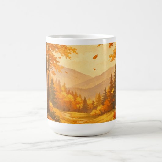 Autumn Forest Nature Mug Koffiemok (Center)