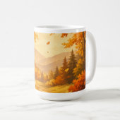 Autumn Forest Nature Mug Koffiemok (Voorkant rechts)