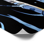 Autumn Forest Night Painting Poster (Hoek)