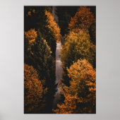 Autumn Forest Path Poster (Voorkant)