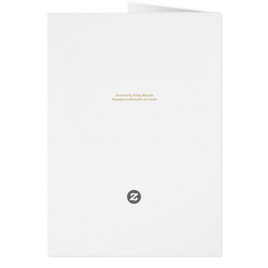 Autumn Forest Path Thinking of You Card (Achterkant)