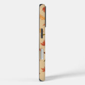 Autumn Forest Pattern iPhone Case – Maple Leaves,  (Achterkant / Rechts)