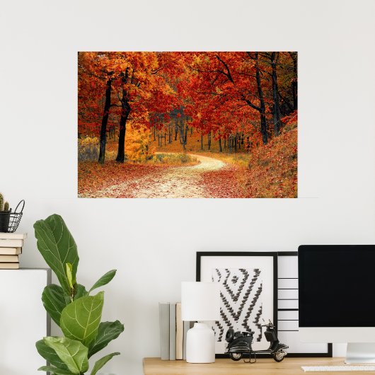 Autumn Forest Poster (Thuiskantoor)
