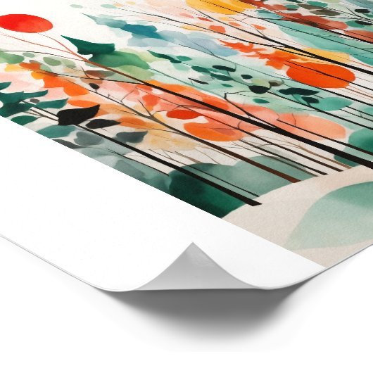 Autumn Forest Poster (Hoek)