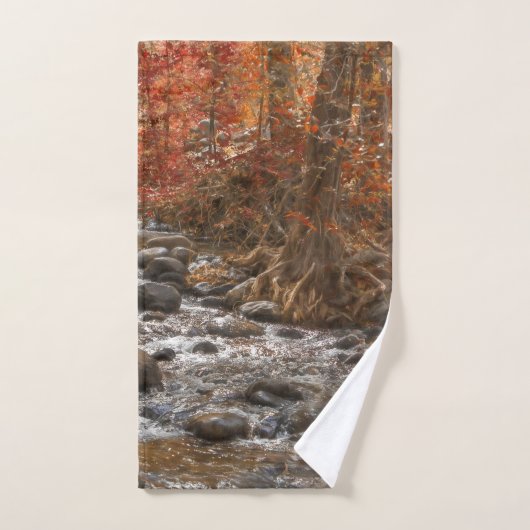 AUTUMN FOREST RIVER SEDONA ARIZONA HANDDOEK (Handdoek)