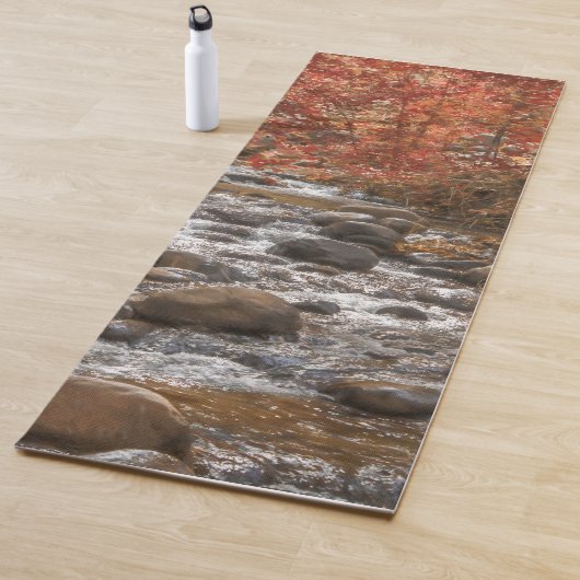AUTUMN FOREST RIVER SEDONA ARIZONA YOGAMAT (In situ)