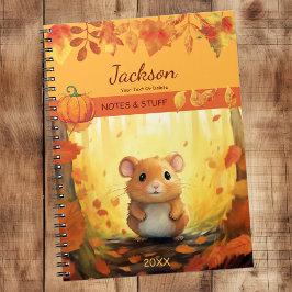 Autumn Forest Schattigee Hamster Notitieboek