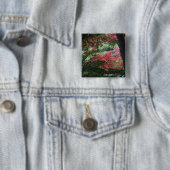 Autumn Forest Vierkante Button 5,1 Cm (In situ)