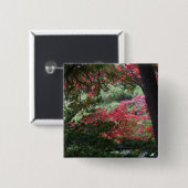 Autumn Forest Vierkante Button 5,1 Cm (Voorkant /achterkant)