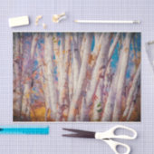 Autumn Forest White Birch Trees Tissuepapier (Craft)