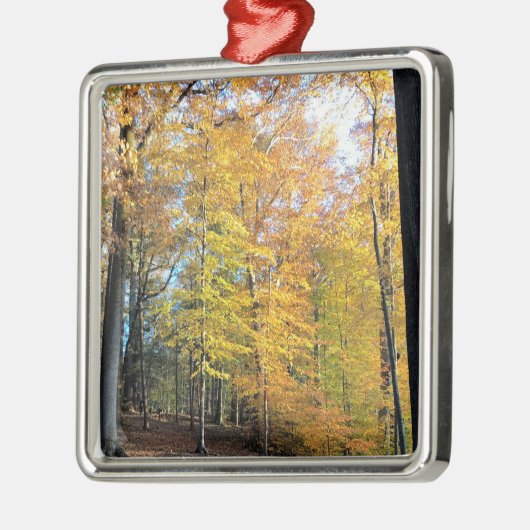 Autumn Forrest Metalen Ornament (Links)