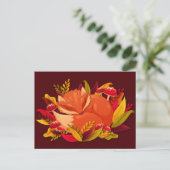 Autumn Fox Briefkaart (Staand voorkant)