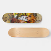 Autumn Fox Camouflage Nature Art Persoonlijk Skateboard (Horizontaal)