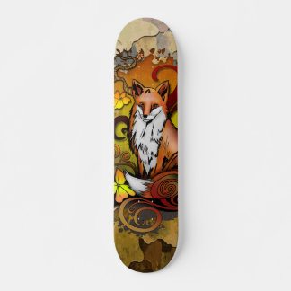 Autumn Fox Camouflage Nature Art Persoonlijk Skateboard