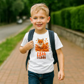 Autumn fox illustratie & Herfst Vibes script Tri-Blend Shirt