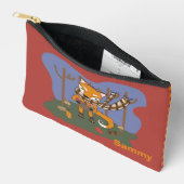 Autumn Fox Kid Zipper Pouch with Name Etui (Open)