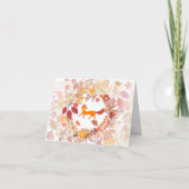 Autumn Fox krans Kaart (Voorkant)