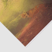 Autumn fox-papier tissuepapier (Detail)