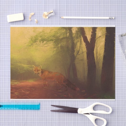 Autumn fox-papier tissuepapier (Craft)