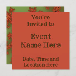 Autumn Fractal Burst Kaart