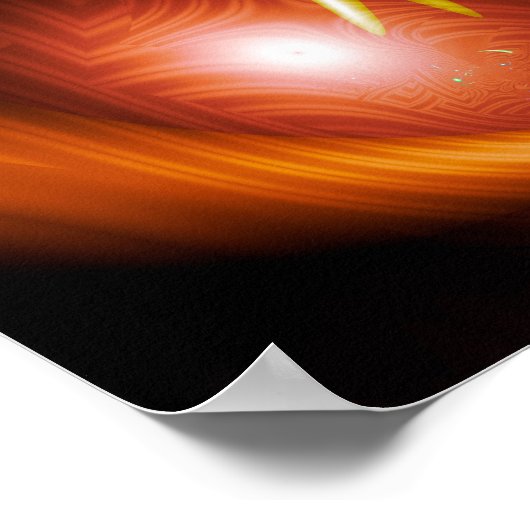 Autumn Fractal Spin Poster (Hoek)