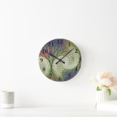 Autumn Fractal Tree Ronde Klok (Huis)