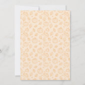 Autumn Friendsgiving Invitation Card Kaart (Achterkant)
