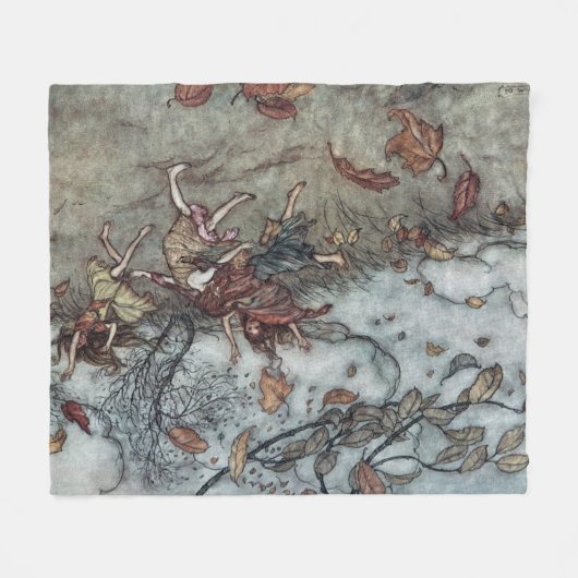 Autumn Fun Fleece Deken (Voorkant (Horizontaal))