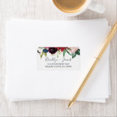 Autumn Garden | Adresetiketten van Bourgogne RSVP Etiket (Insitu)