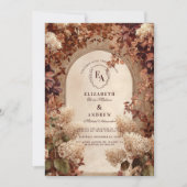 Autumn Garden Archway Wedding Kaart (Voorkant)