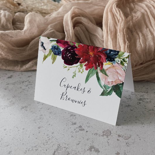 Autumn Garden | Bodembuffet-etiketten van Bourgogn Kaart