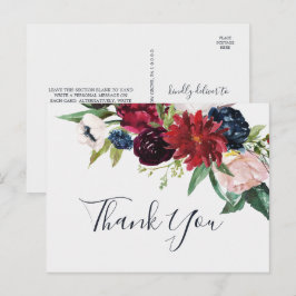Autumn Garden | Bourgogne Dank u Briefkaart