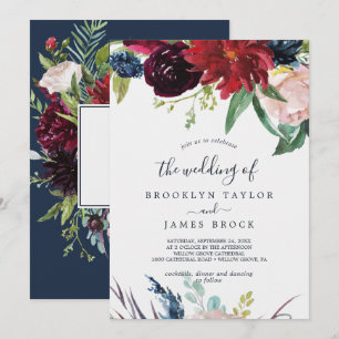 Autumn Garden Bourgogne Het huwelijk van Kaart