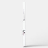 Autumn Garden Burgundy Waterverf Monogram Case-Mate iPhone Case (Achterkant / Links)